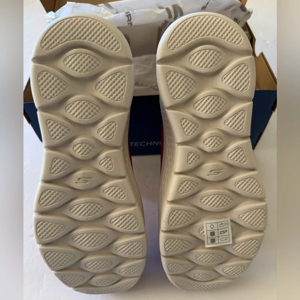 Skechers Performance Go Walk Joy Slip-On Walking Sneakers, Red, Size 7, NWT - Picture 7 of 11